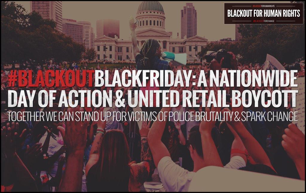 RETWEET this if you stand with #BlackoutBlackFriday & WATCH our videos on #Blackout: bit.ly/1zEDVaa