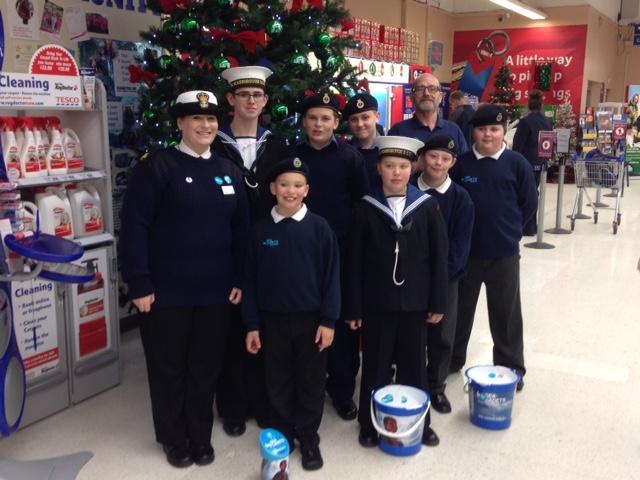 Fantastic effort by sea cadets who raised £702 well done kids ! Glad we could help