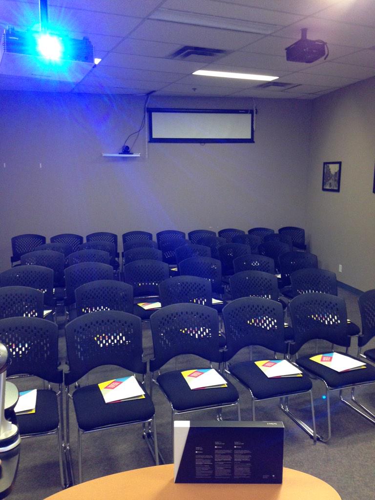 HusseinAlibhai's tweet photo. All setup and ready to go! Digital Seminar Series Level 2 #sem #seo @YellowPages_ca with @SmallBusinessBC http://t.co/mWLzJFGcGy