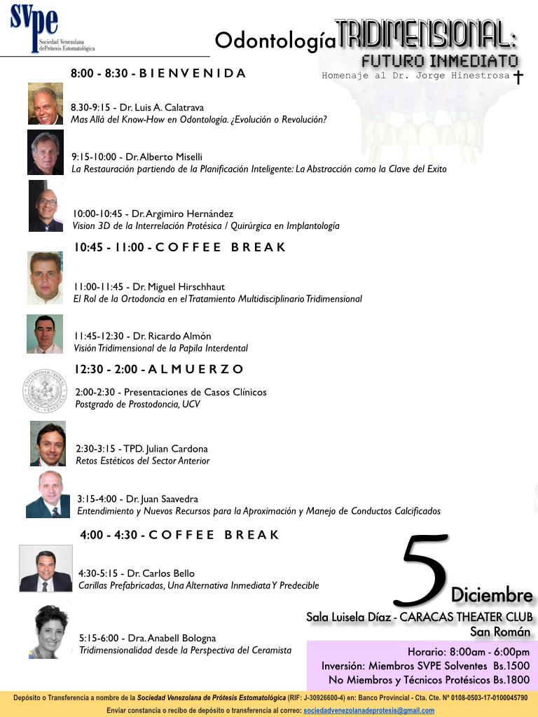 timplantedental's tweet photo. Entérate de todo lo que debes saber sobre #Odontologia Tridimensional, en el #Evento de la @SocVenProEst este 5-Dic http://t.co/XNw66JO4nN