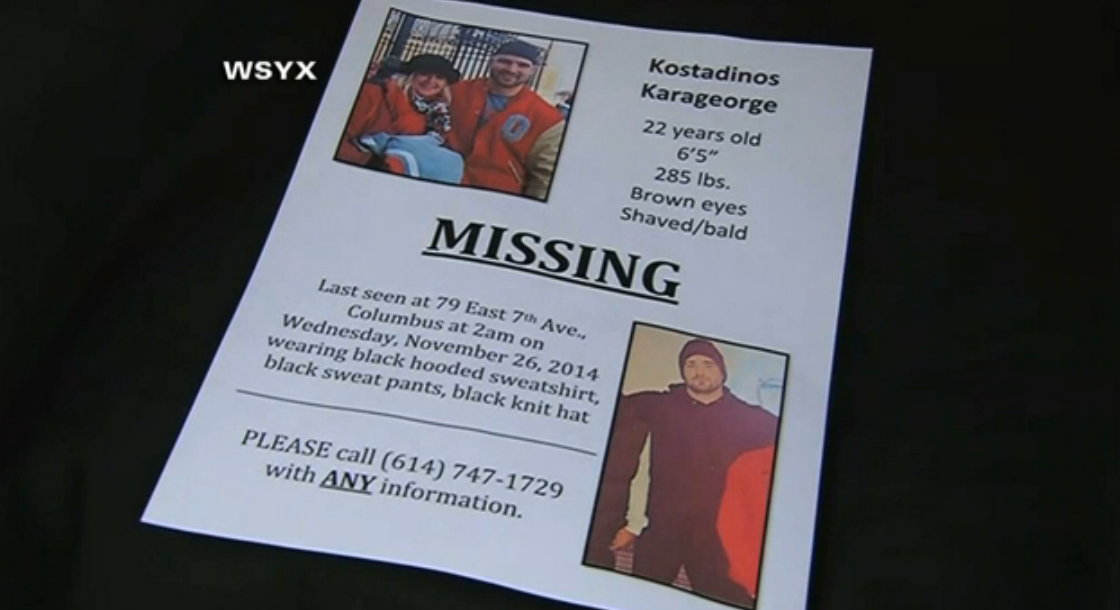 ESPNCFB's tweet photo. Ohio State senior lineman is missing &amp; hasn't been seen since Wednesday morning »  http://t.co/YagXMSiBP0 http://t.co/P9lPR30erz