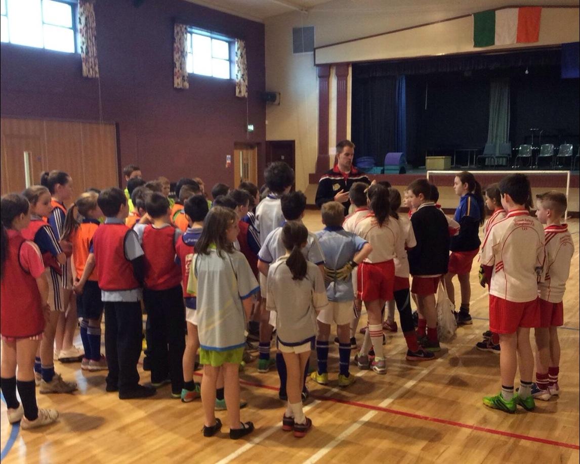 St. Joseph's P.S. Galbally 
Indoor tournament <a href="/galballyCC/">Galbally Com Centre </a>  <a href="/GalballyPearses/">Galbally Pearses GAC</a> #Boys&amp;GirlsGAA  ✔️