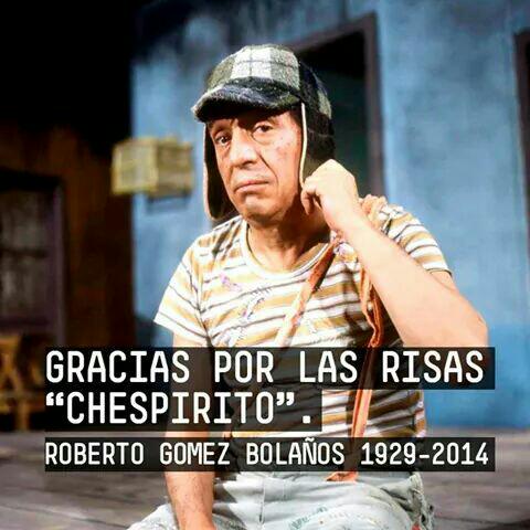 MARA_HE18's tweet photo. D.E.P chespirito
#ahoraquienpodradefendernos http://t.co/rQNK5QZout