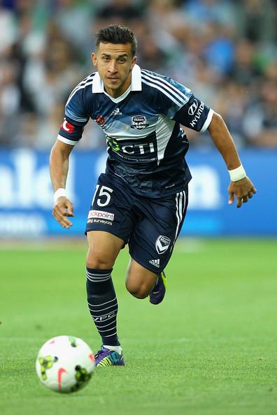 Georgievski runs during the game Georgievski runs during the game