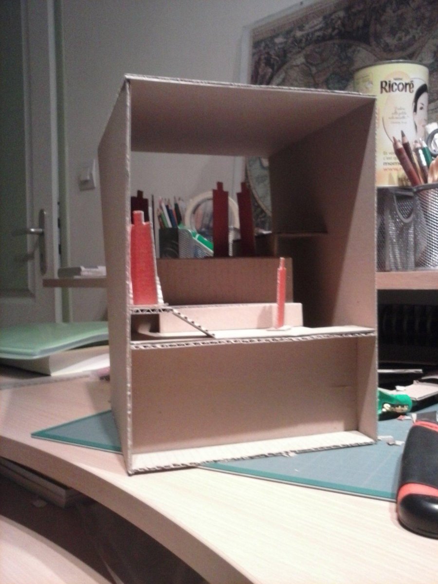 ClmentManond's tweet image. Petite maquette terminée :P #StudentArchitecture
