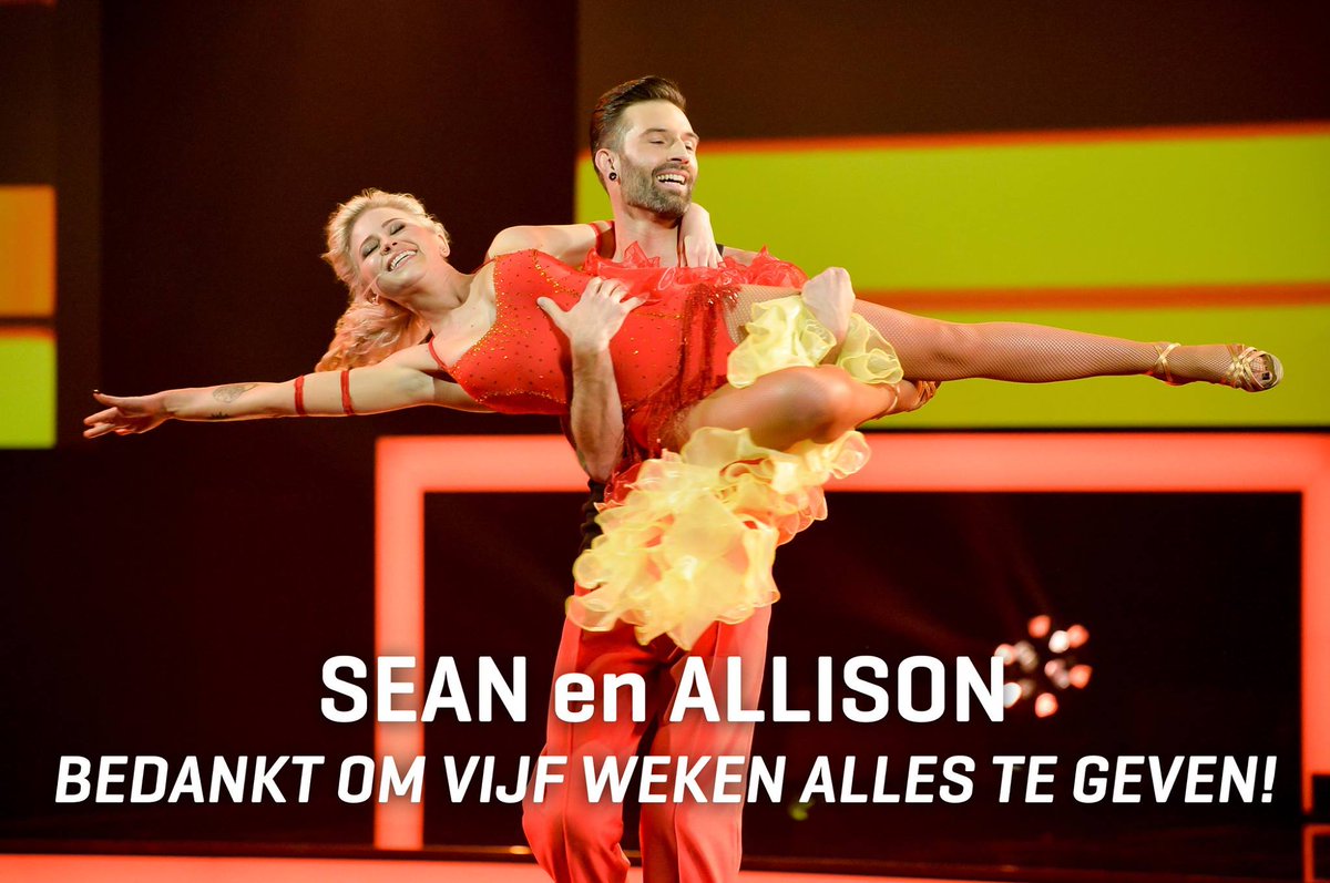 Vandaag nemen we afscheid van deze twee spetters in #Dansdate...