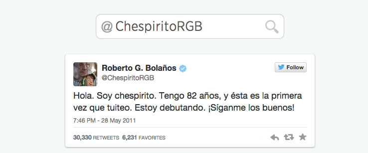 ELTIEMPO's tweet photo. Recordando el primer tuit de @ChespiritoRGB #HastaSiempreChespirito http://t.co/M09D2o5qAz