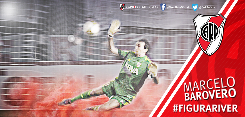 RiverPlate's tweet photo. A través de Twitter, los Millonarios eligieron a Barovero como la #FiguraRiver del Súper http://t.co/O33JulP7lE http://t.co/8JlQzEFKtn