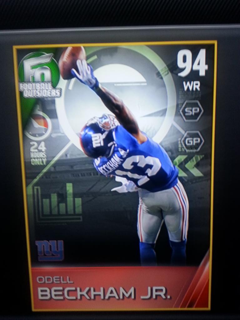 Letangbums's tweet image. Here's my next giveaway! #FootballOutsider Odell Beckham Jr. Must RT and be a follower to enter. Good Luck!
