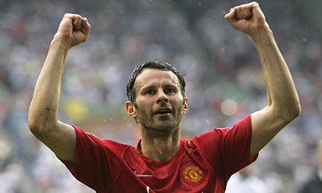 Ryan Giggs,Ryan Giggs running down the wing. Feared by the blues, loved by the Reds. Happy birthday, Giggsy. 