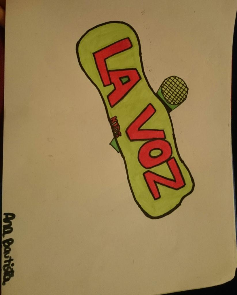 felisa's tweet photo. "@anaa_gemelier: Terminado 👌 aber si os gusta ✌ @LaVozKidsEsp @lavoztelecinco 😘 http://t.co/htf5AxE1Sf"