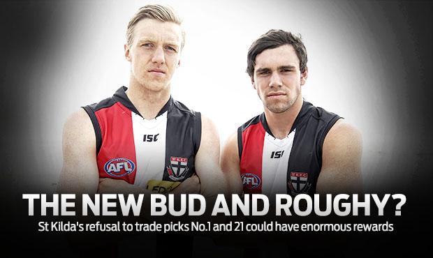 AFL's tweet photo. Will the Saints refusal to trade draft picks pay off? http://t.co/VVsW3DvGLL http://t.co/QESPiRRPTu