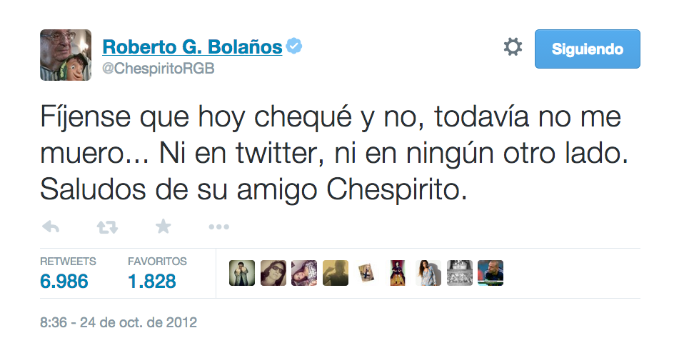CABLENOTICIAS's tweet photo. #TweetMemory: ¡2012 @ChespiritoRGB más vivo que nunca! - #HastaSiempreChespirito - http://t.co/ZGL7NXeTSa http://t.co/UFajeIKMBa