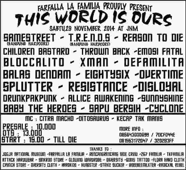 Bismillah Today! AT JOGJA NATIONAL MUSEUM , HTM 13.000 . RAMAIKAN DAN PECAHKAN CS! <a href="/Indie_bicara/">Indie Bicara</a> <a href="/Promosi_Indie/">IG: PromoMusikIndie</a>