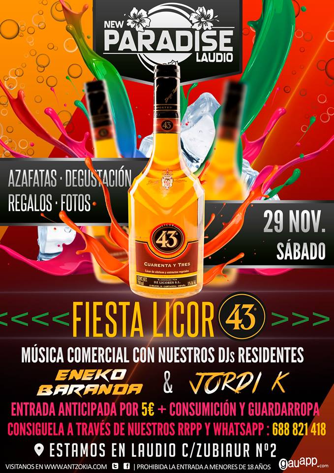 ENEKOPARADISE's tweet photo. Este sabado en @paradiselaudio NO TE PIERDAS ESTA FIESTA!!! http://t.co/QAGvhCJDH2