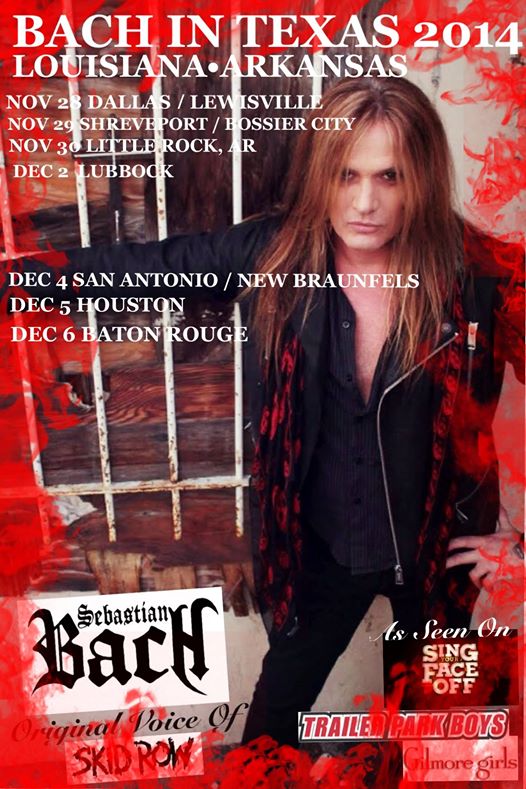 My Nov/Dec run of dates w/ <a href="/sebastianbach/">Sebastian Bach™️</a> starts tonight in Lewisville TX!  Check facebook.com/sebastianbach/… for dates!