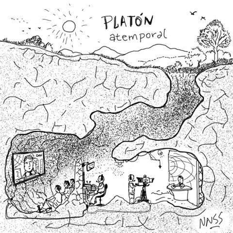 Printemmps's tweet photo. Mito de la caverna aplicado a la actualidad. La realidad. http://t.co/P1qDjyJrWy