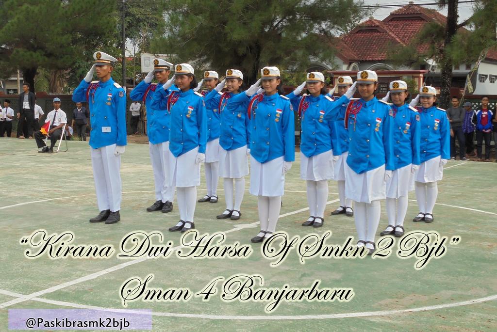 Paskibra Sman 4 Banjarbaru #KiranaDwiHarsaOfSkendaBjb