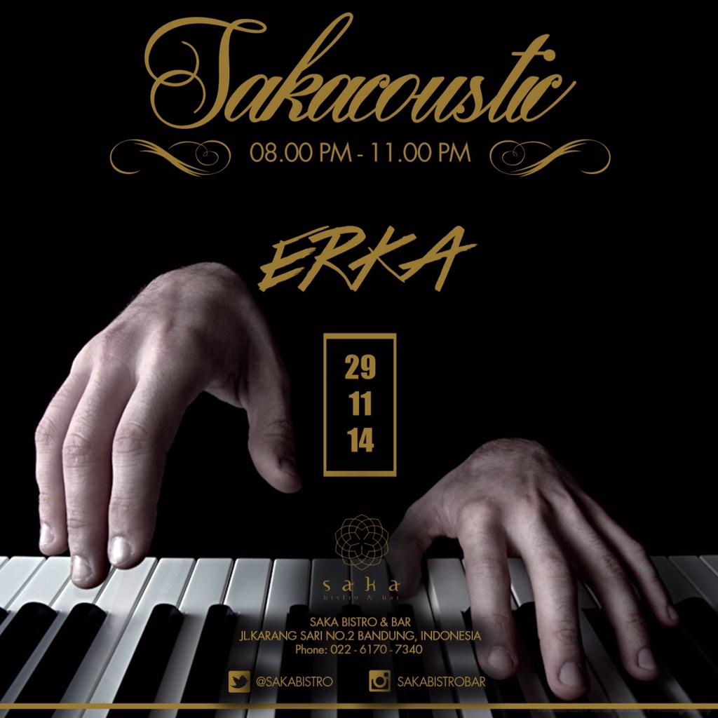 What's ur plan for tonight? Come dine n sing w us. #Sakacoustic ft <a href="/eRKaBand/">eЯKa Band</a> is on tonight! only at <a href="/sakabistro/">SAKA Bistro & Bar</a>