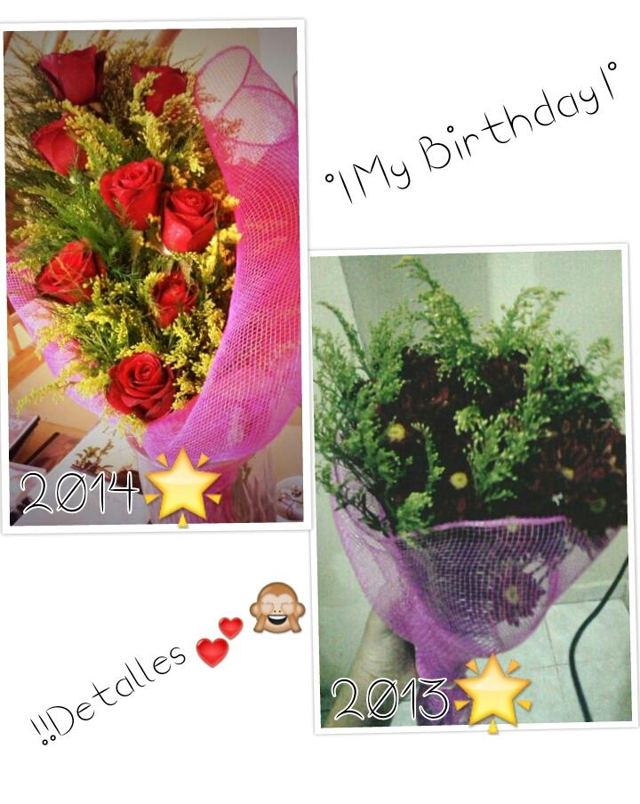 Laiisa_02's tweet photo. & Es Que Cada Año Llega Esto😀😍💔✌ #Rosas💐 #MyBiirthday🎊 #Detalles😍 #MiissNiiñas🙈🌟 💕°| 2013-2014 |°💕 http://t.co/vYugADRYE3