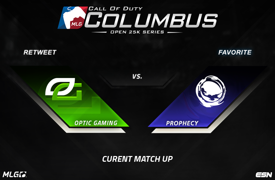 EsportsNation's tweet image. Up next on the Alpha stream we have @OpTicGaming vs. @ProphecyTeam. RT for OpTic Fav for Prophecy. #MLGAWOPEN