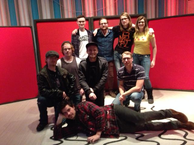 APRA_YYC's tweet photo. Thanks @1STandSTEPHEN for coming in a rocking with our Sound Arts 101 guys!! #bandsessions #recordingarts http://t.co/anXtztcp6T