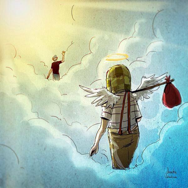 ELDEBATE's tweet image. Y seguramente Don Ramón lo estaba esperando ow.ly/F3Glq #Chespirito #Chavodel8