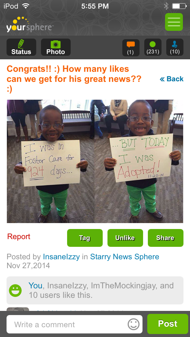marykayhoal's tweet photo. Warmed me heart as a parent of bio & adopted children. Shared on #yoursphere app #adoption #family #youmatter http://t.co/kPk5lRS5Ki
