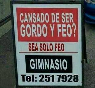 Barajas_el's tweet photo. ¿Cansado de ser gordo y feo? http://t.co/ehquab5hTc