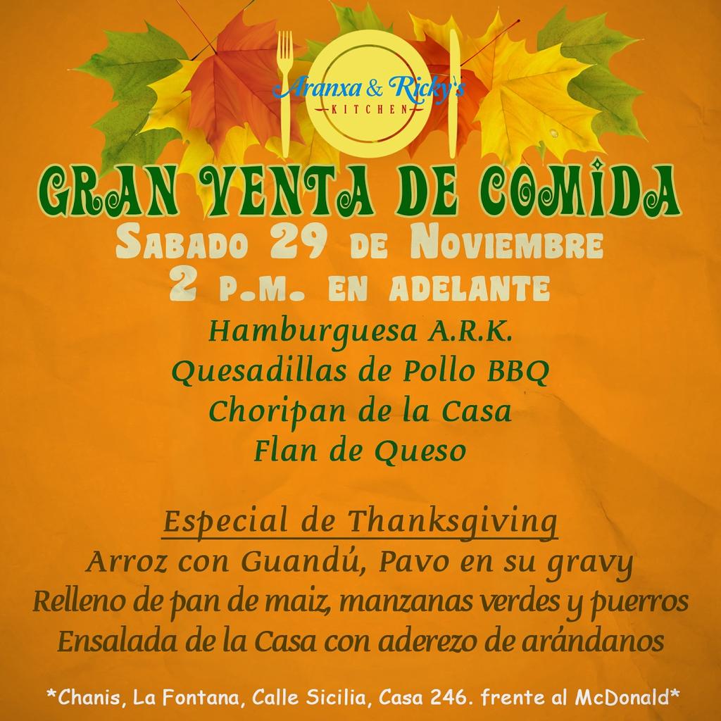 AraRickyKitchen's tweet photo. Hoy tendremos nuestro delicioso menú que tanto te gusta y además habrá sorpresas... #ventadecomida #catering #Panama http://t.co/SJmxLDtxxr