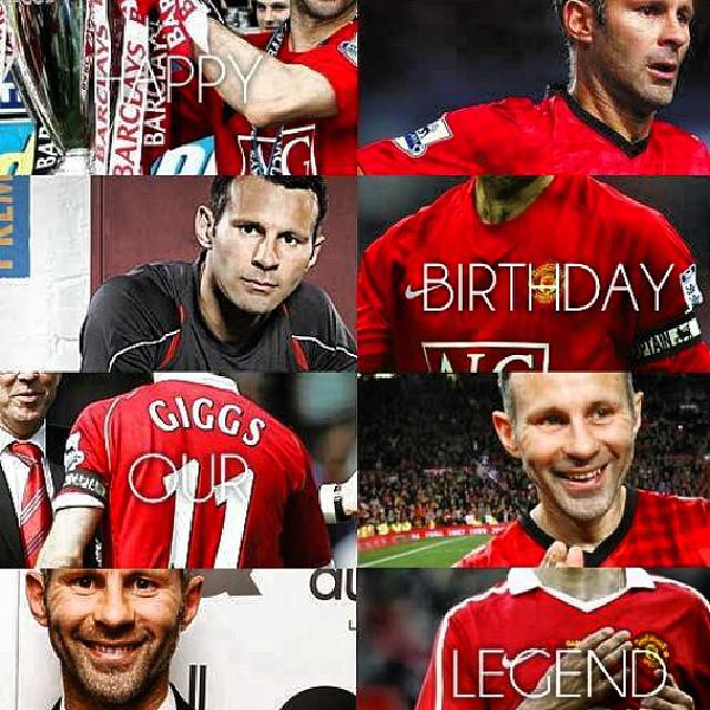 Happy Birthday To The Legendary Ryan Giggs!!    