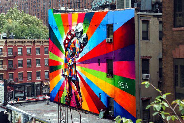 UrbanBombWorks's tweet photo. Master of #COLOR Eduardo KOBRA does #CLASSIC work in #NYC- #streetart #graffiti #Urban #Mural #Art http://t.co/DcCTuP8f8N