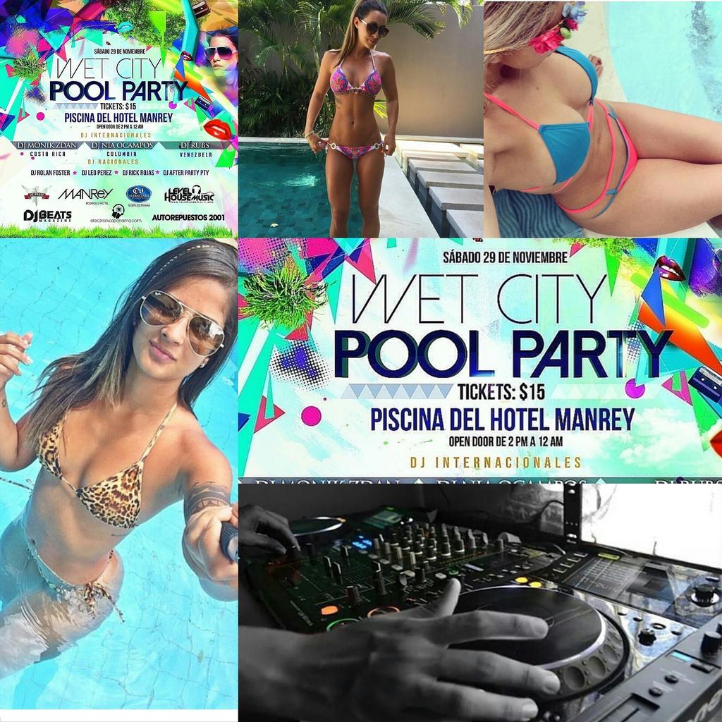 Wet City Pool party
Hotel Manrey
29 de noviembre