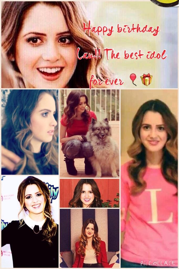  happy Birthday The best person of all, I love you Laura Marano Marie Sweeney!    