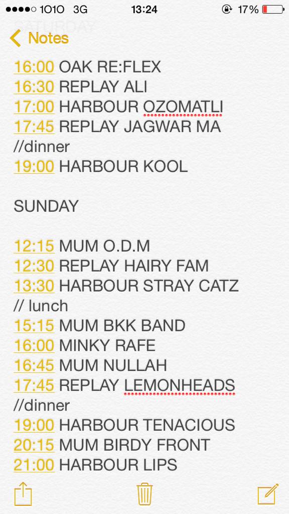 Timmy_Of_SP's tweet photo. My #clockenflap picks for Sat &amp; Sun http://t.co/UqujMSed2F
