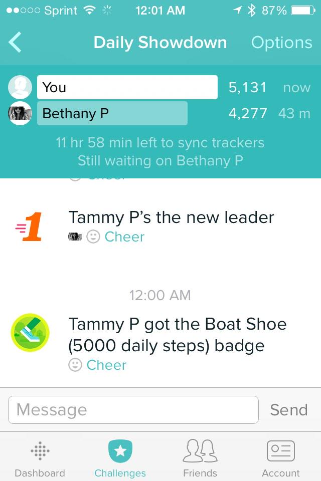 tammy_pence's tweet image. Day 1 ✔️
Looking forward to our friendly little challenges @bethhh_pence😚  #fitbitfun