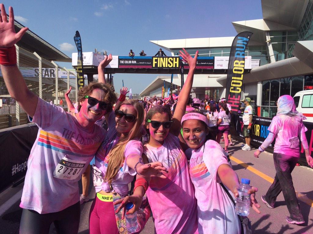 vascellari's tweet image. Color Run - Finished! #ColorRun #ColorRunDubai #EdelRun #Edelman #Dubai