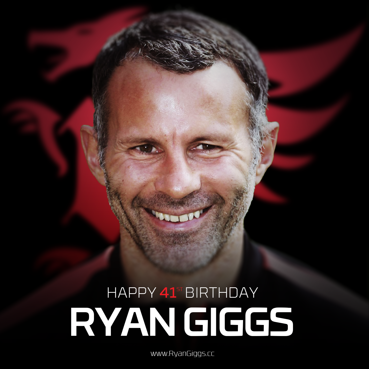 Happy 41st birthday, Ryan Giggs. Send your wishes to assistant manager! 