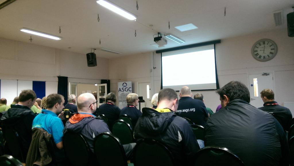 Getting ready for the welcome #asgc14