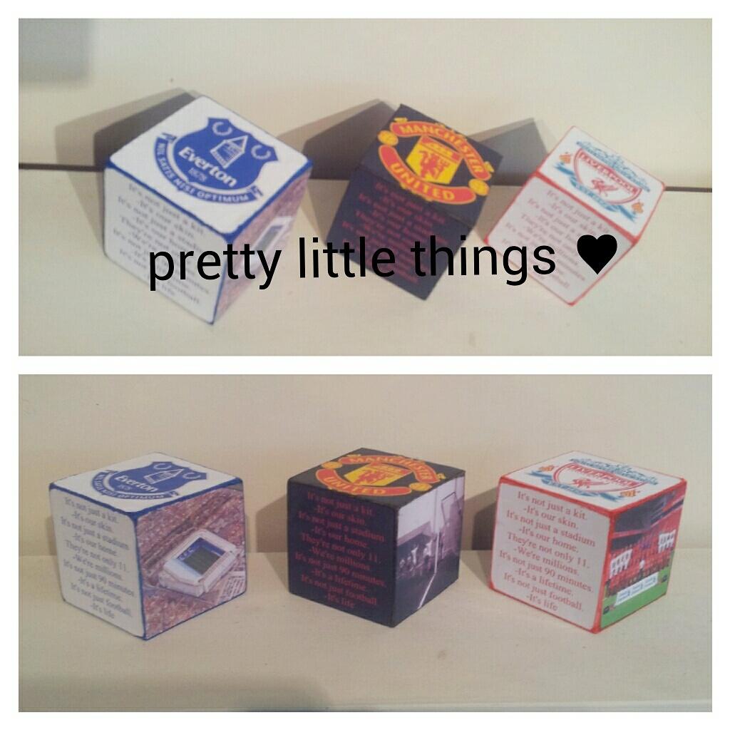 PrettyLthings1's tweet image. #itsnotjustfootball #itslife
Handmade football quote blocks.
 @LFC @Everton @ManUtd