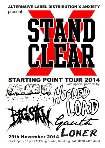 Tonight standclear tour di elang bersama mentemen bandung yang kece kece !!!