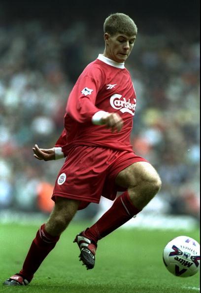 brfootball's tweet photo. Today marks 16 years since Steven Gerrard made his Liverpool debut. http://t.co/EKZvGDPmq4