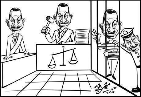 jgulhane's tweet photo. This via @shabab6april #Egypt #MubarakTrial http://t.co/28Cwayeo8h