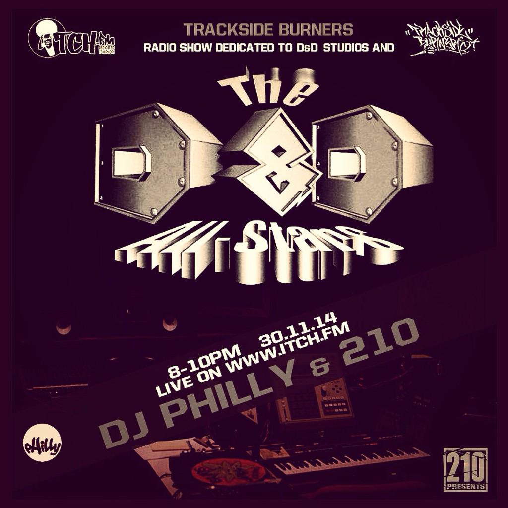 Tracksideburner's tweet photo. Sunday 30.11 8-10pm GMT http://t.co/Y6CJWwrbXF #homage #DandDstudios #RIP @tracksideburners show @itchfm @210Presents http://t.co/VKU3DsAmY6