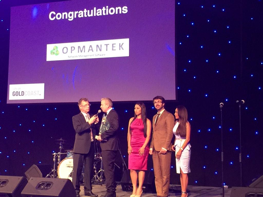 KimDawson's tweet photo. Congratulations @opmantek winners of Gold Coast business excellence award http://t.co/AdaneIc6ZN