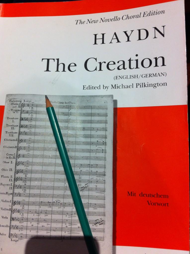 On mighty pens..... Rehearsal for the CCS Creation sounding very bird-like. Trills all round!