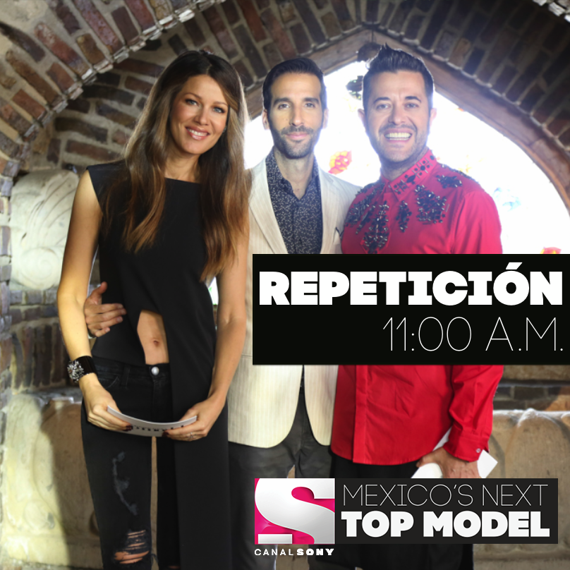 MxTopModel's tweet photo. ¡Sábado de descanso y de repetición de #MxNTM!  ¡Te esperamos a las 11am por @Canal_Sony! http://t.co/BlgAKA0Y1v