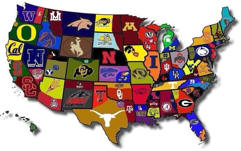 CloydRivers's tweet photo. United States of College Football. Merica. http://t.co/hql2XxdHOk