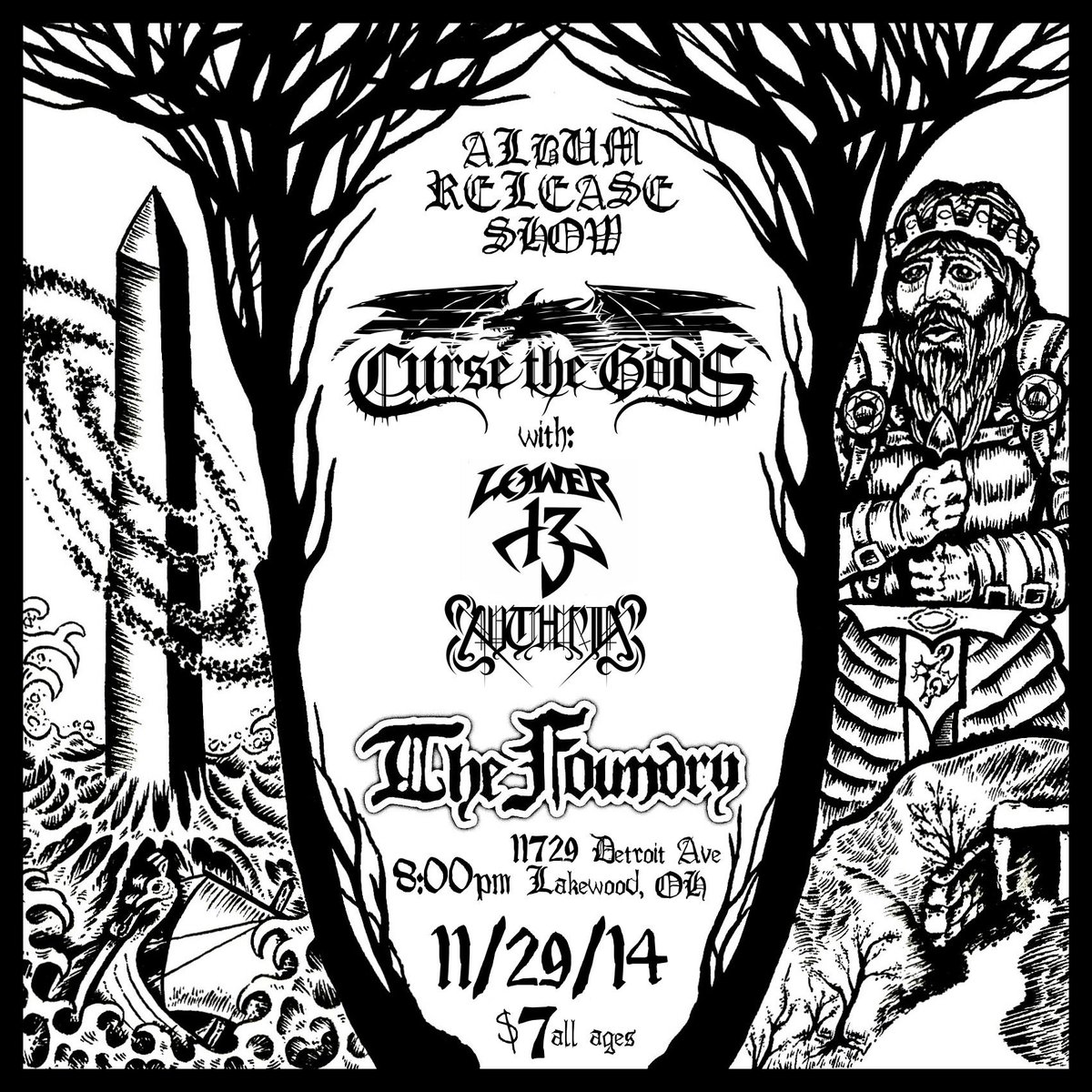 CursetheGods's tweet photo. Tonight is the release show for our new album, "Siege of Scirehaven"!
Hope to see you at The Foundry! http://t.co/FVIpU87KHr