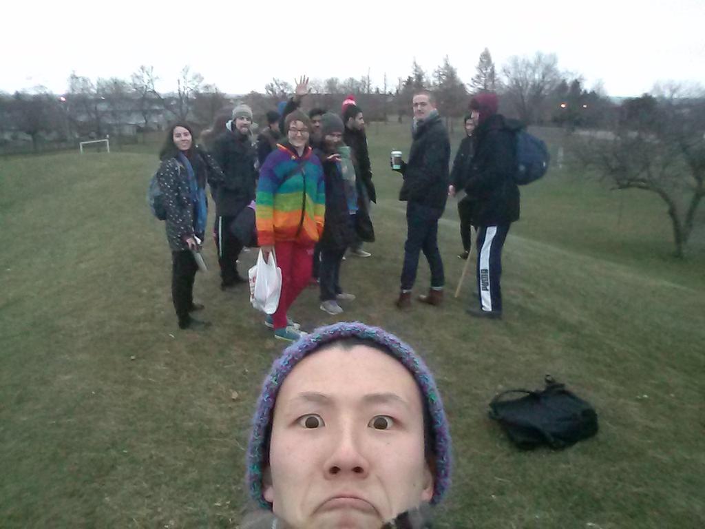 UofTQuidditch's tweet photo. It's cold on the hill. This is THE hill, right?
#winter #quidditch #rougehill #cold http://t.co/Gh7kpbpuBg